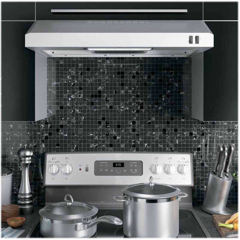 GE - 30" Convertible Range Hood - Stainless steel - Image 2