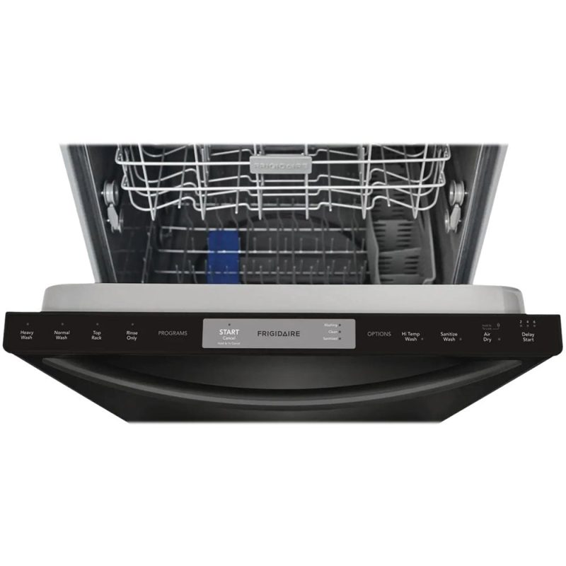 Frigidaire - 24" Compact Top Control Built-In Dishwasher with 54 dBa - Black - Image 5