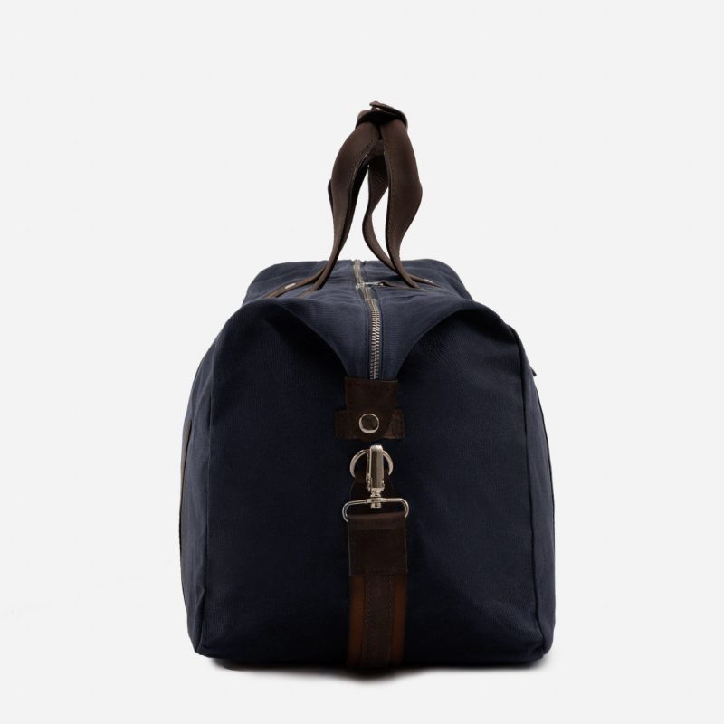 Domingo Duffel Bag - Waxed Canvas and Pull-Up Leather - Men's - Image 17