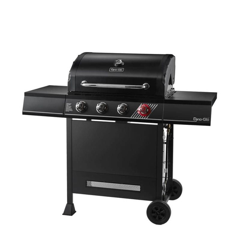 Dyna-Glo 4-Burner Natural Gas Grill in Matte Black with TriVantage Multi-Functional Cooking System DGH450CRN-D - Image 4