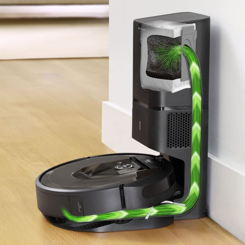 iRobot Roomba i7+ (7550) Wi-Fi Connected Self-Emptying Robot Vacuum - Charcoal - Image 2