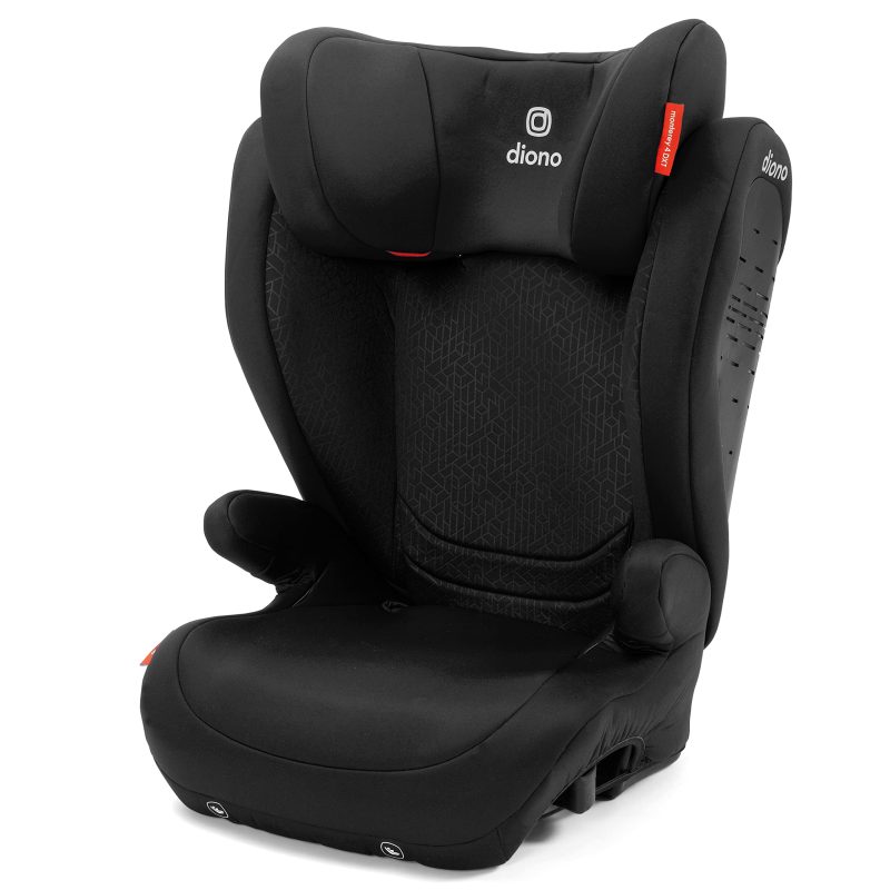 Diono Monterey 4DXT Latch, 2-in-1 High Back Booster Car Seat with Expandable Height, Width, Advanced Side Impact Protection, 8 Years 1 Booster, Black