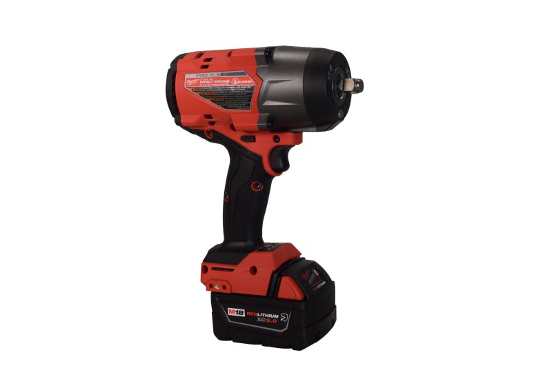 Milwaukee 2967-22R 18V 1/2" Cordless Lithium-Ion Friction Ring High Torque Impact Wrench Kit with (2) 5Ah XC Resistant Battery, Charger & Tool Case - Image 4