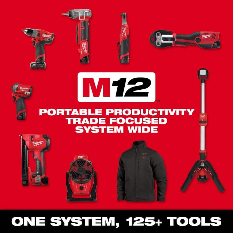 M12 FUEL 12V Lithium-Ion Brushless Cordless 1/4 in. Right Angle and Straight Die Grinder Kit (Tool-Only Kit) 2485-20-2486-20 - Image 14