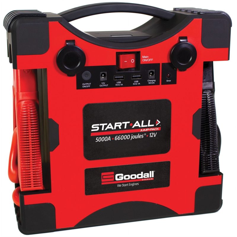 Goodall Vanair 5000A 12 V Portable Jump Starter with Flashlight - Image 7