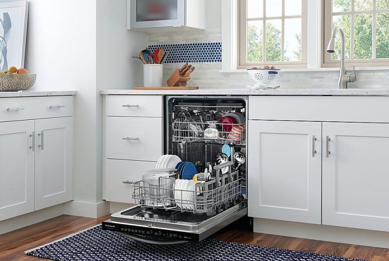 Frigidaire - Gallery 24" Top Control Tall Tub Built-In Dishwasher with Stainless Steel Tub - Stainless steel - Image 12