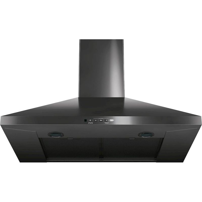 GE - 30" Convertible Range Hood - Black stainless steel - Image 5