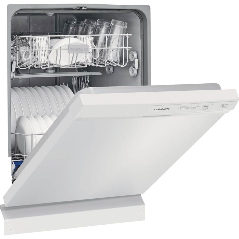 Frigidaire - 24" Front Control Tall Tub Built-In Dishwasher - White - Image 9