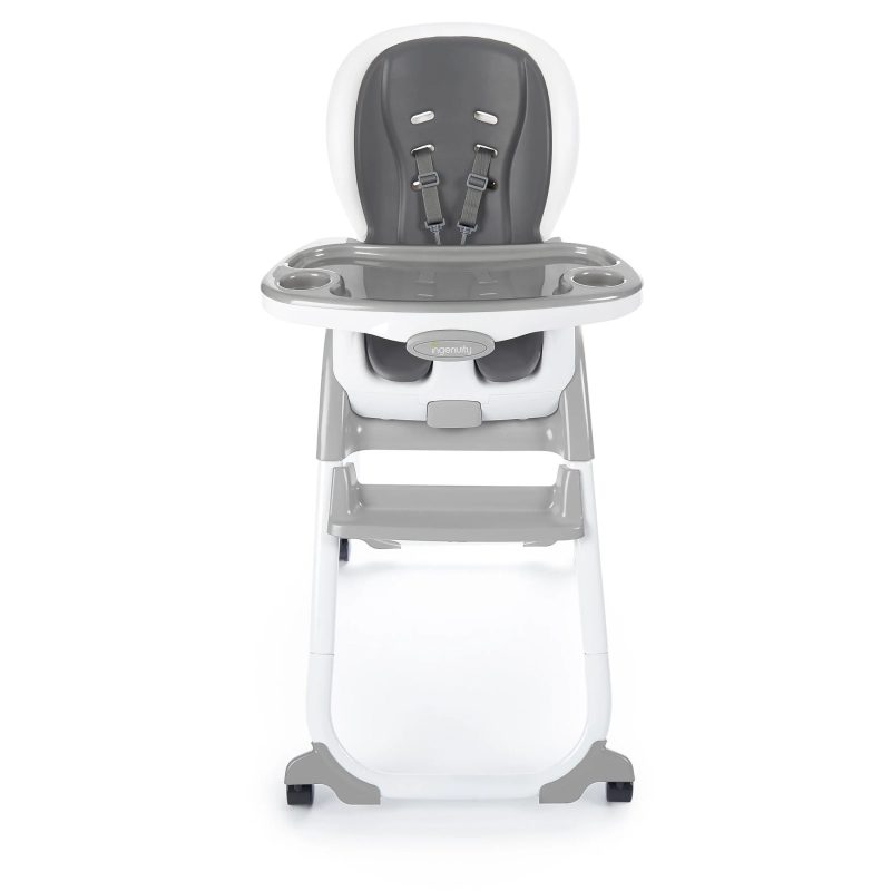 Ingenuity SmartClean Trio Elite 3-in-1 Convertible High Chair, Toddler Chair, and Booster Seat, For Ages 6 Months and Up, Unisex - Slate - Image 13