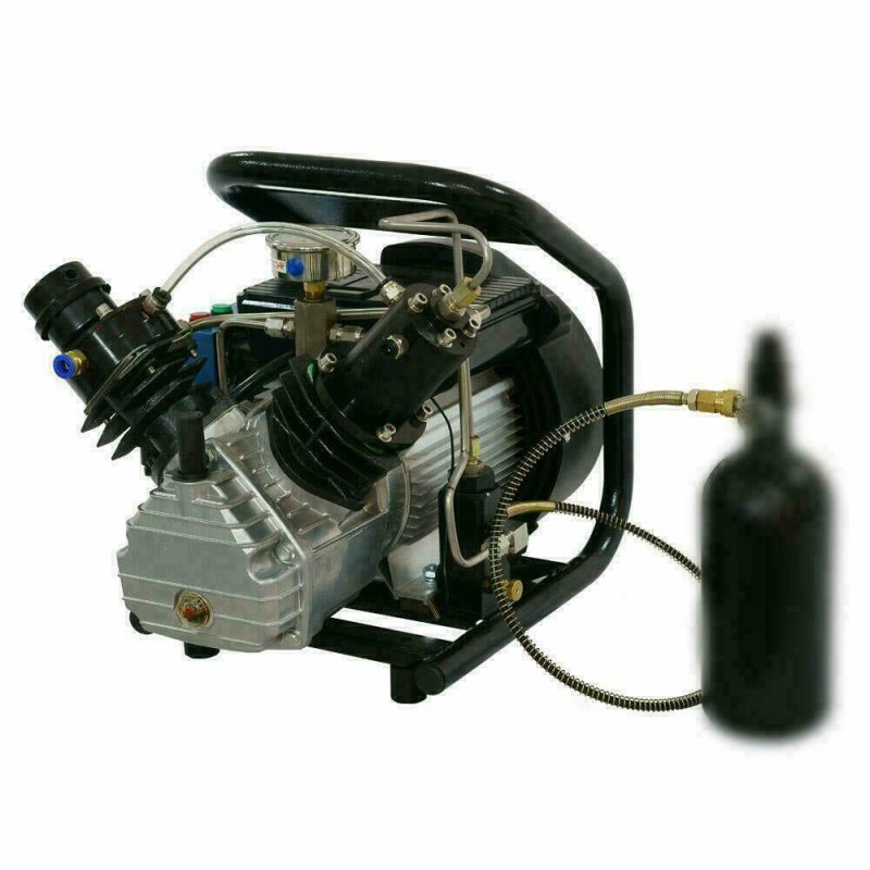 110V 2.2KW 3HP 4500psi Air Compressor for PCP Paintball Tank Filling Portable - Image 10