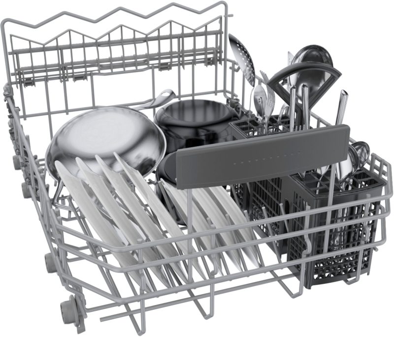 Bosch - 800 Series 18" Top Control Smart Built-In Dishwasher with 3rd Rack and 44 dBA - Custom Panel Ready - Image 17