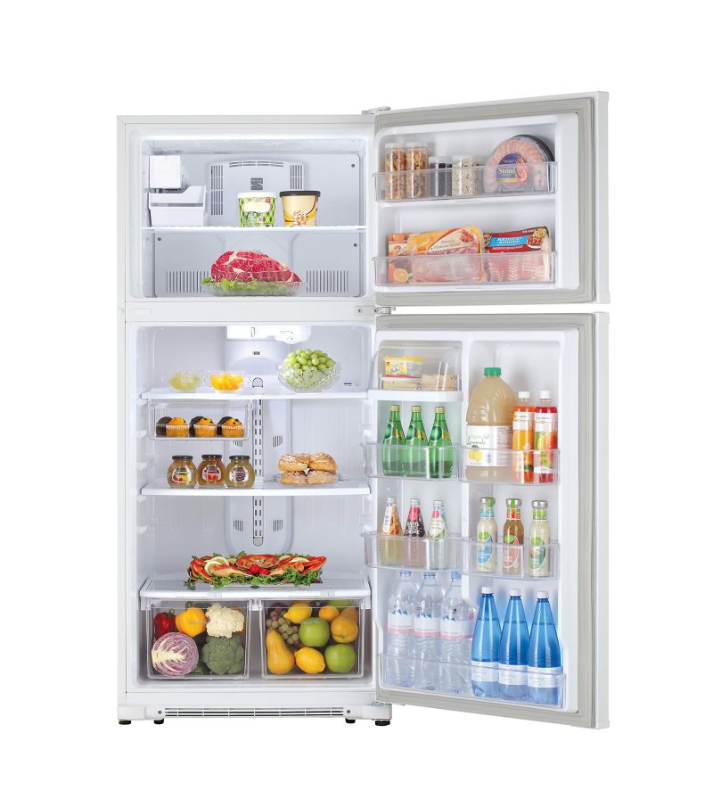 Kenmore 30" Top-Freezer Refrigerator with Ice Maker and 18 Cubic Ft. Total Capacity, White - Image 2