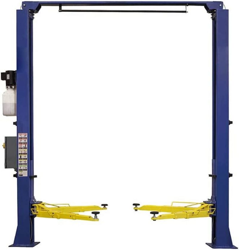 HPDAVV 9,000 LB Two Post Overhead Auto Hoist Clear Floor Car Lift / 2 Post Lift Car Auto Truck Hoist - Auto Car Lift - Adiustable Lift Pads and Adapters