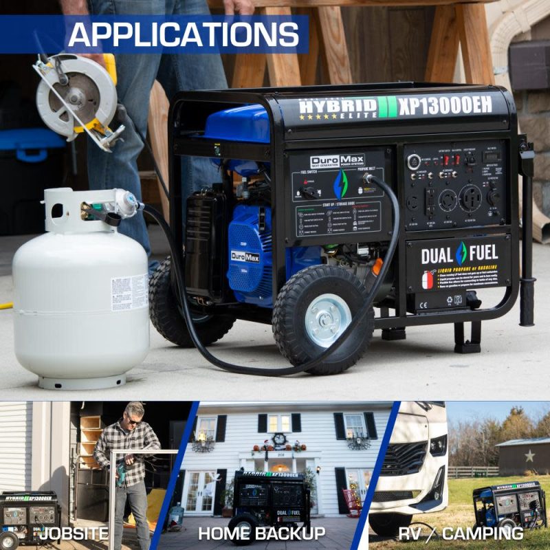 13000-Watt Dual Fuel Hybrid Portable Generator - Image 5