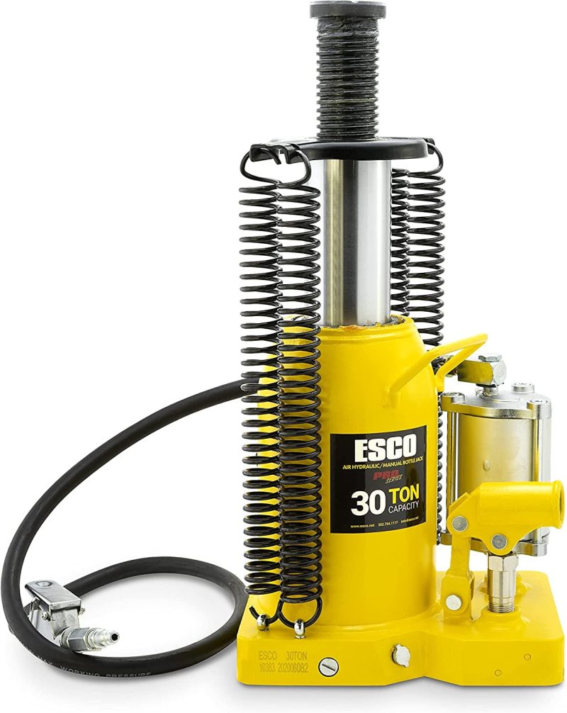 ESCO 30 Ton Had Pro Series Air Hydraulic Bottle Jack - Image 7