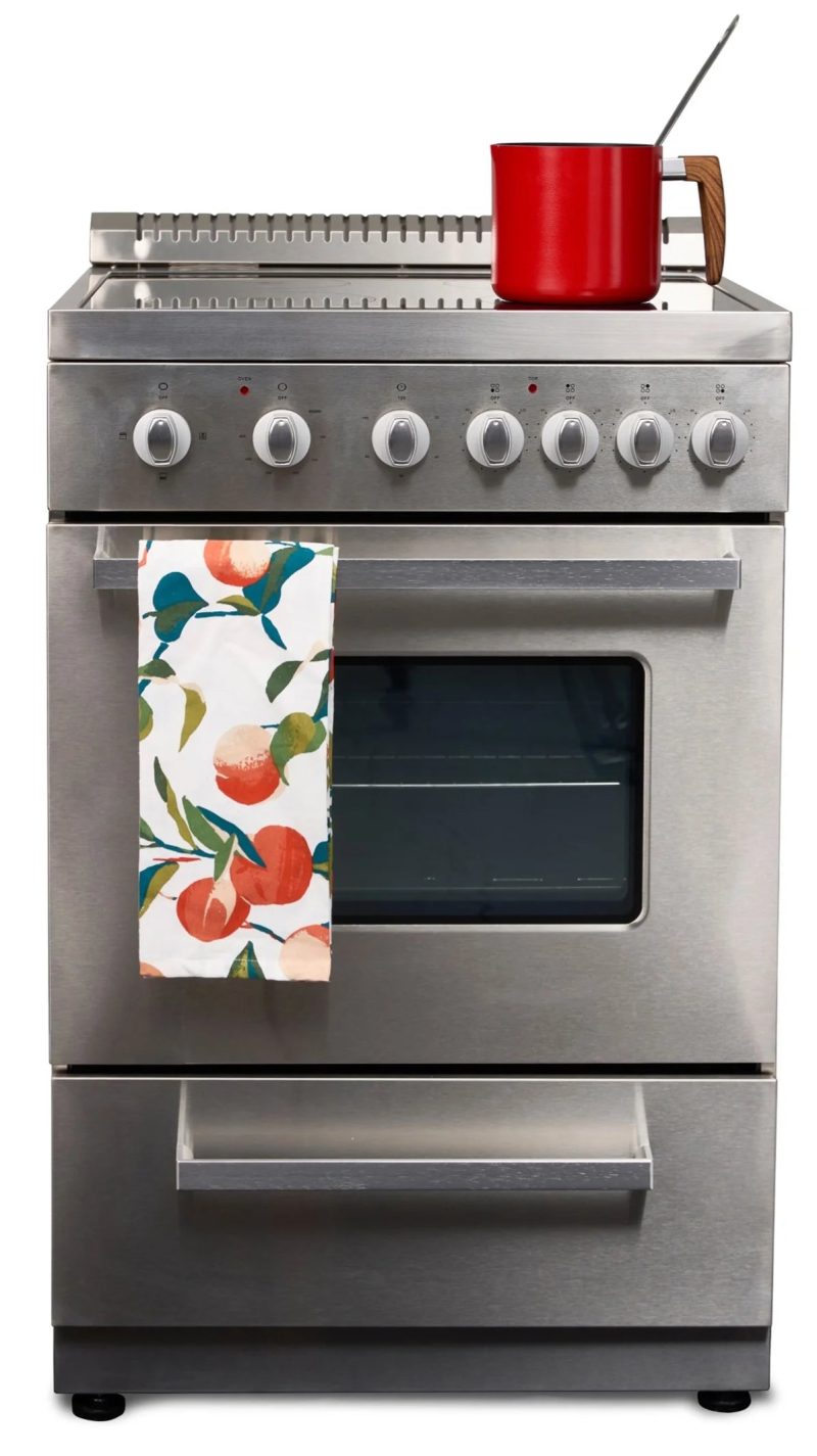 Premium Levella 24" Freestanding Electric Range with 4 Burners and 2.6 Cu. Ft. Oven Capacity - Image 2