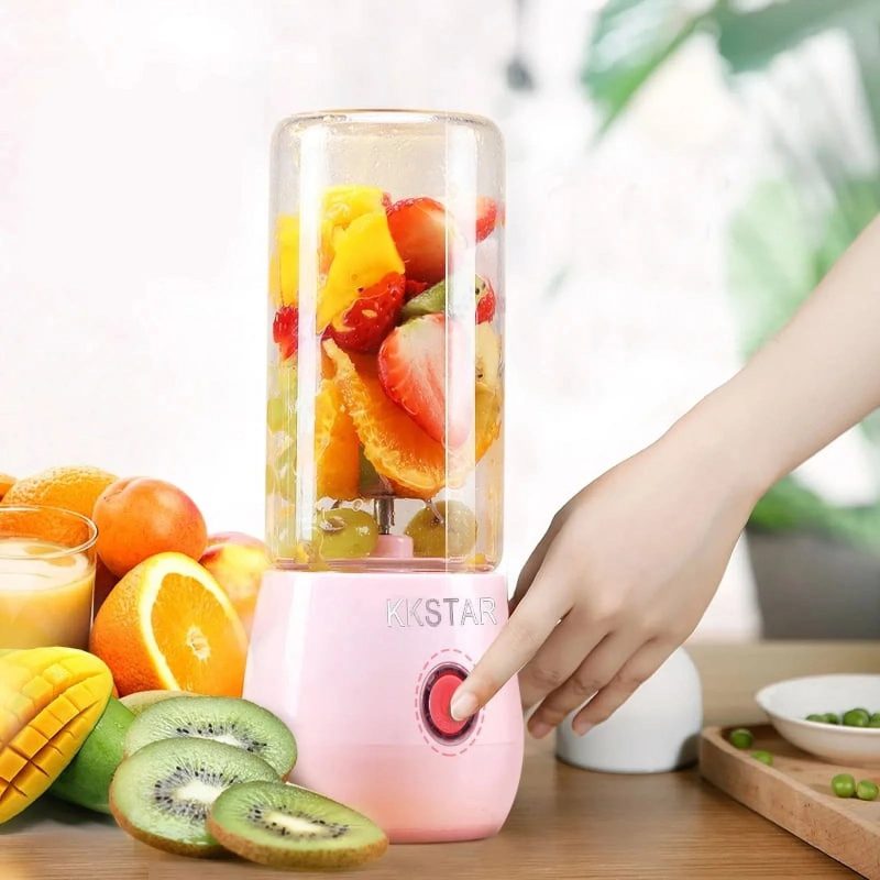 Juicer Glass Portable Smoothie Fruit Blender Mixer Juice Extractor Juicer Machine Manual Food Processor Exprimidor - Image 6