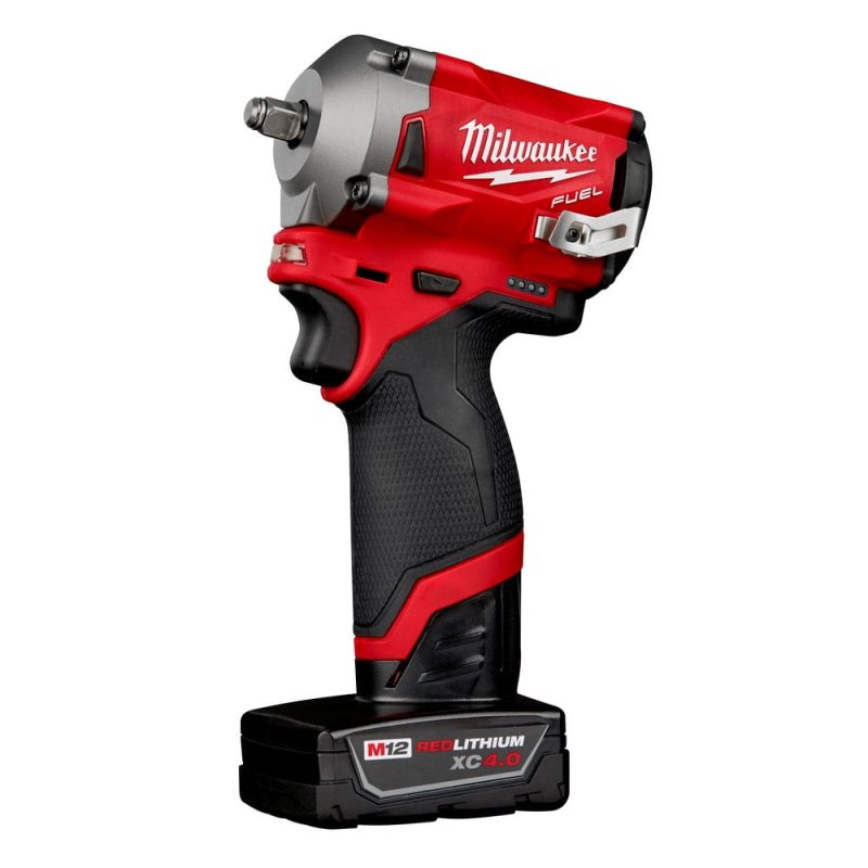 Milwaukee 2554-22 M12 FUEL Stubby 3/8 in. Impact Wrench Kit (2 Ah/4 Ah) - Image 14