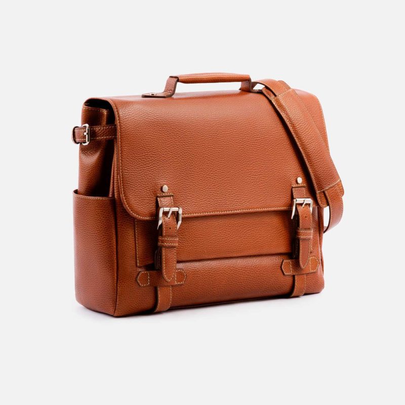 Gaston Messenger Bag - Pebbled - Men's - Image 13