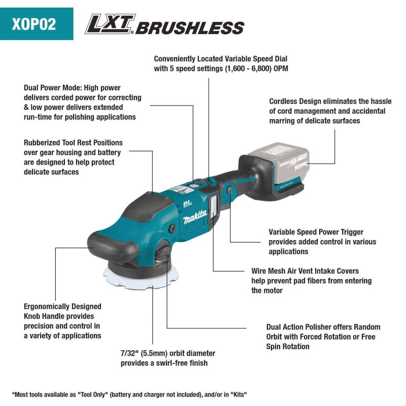 Makita XOP02T Lithium Ion Brushless Cordless - Image 2