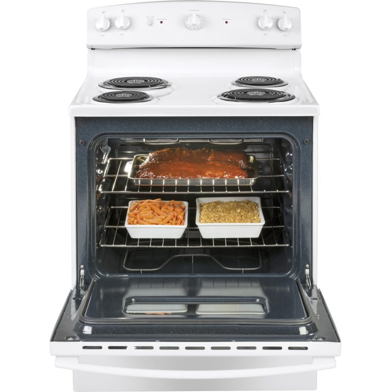 GE 30-inch Freestanding Electric Range JBS160DMWW - Image 4