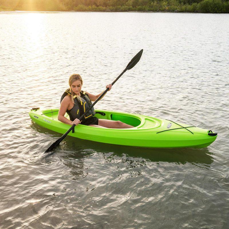 Lifetime Pacer 8 ft Sit-In Kayak (Paddle Included)， Green - Image 23