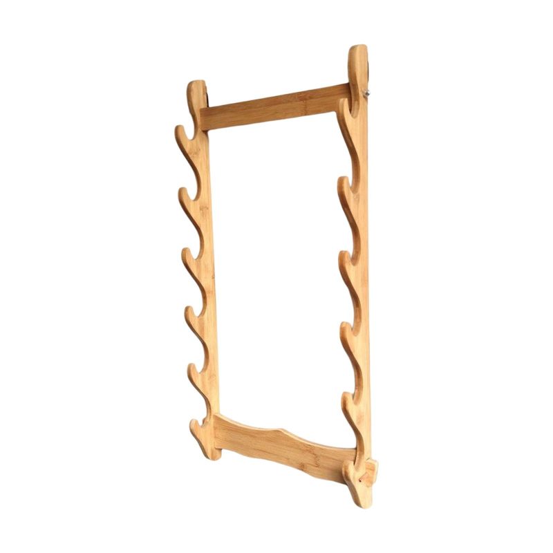 Solid Wood Wall Display Rack, Wall Mounted Bracket Hanger, Wooden Frame Rack, Horizontal Support for Room Dojo Tier