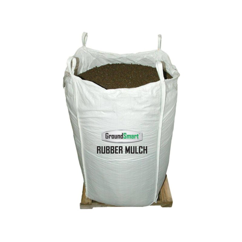 76.9 Cu. ft. Mocha Brown Rubber Mulch