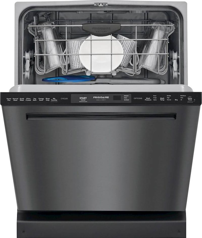 Frigidaire - Gallery 24" Top Control Tall Tub Built-In Dishwasher - Black stainless steel - Image 11