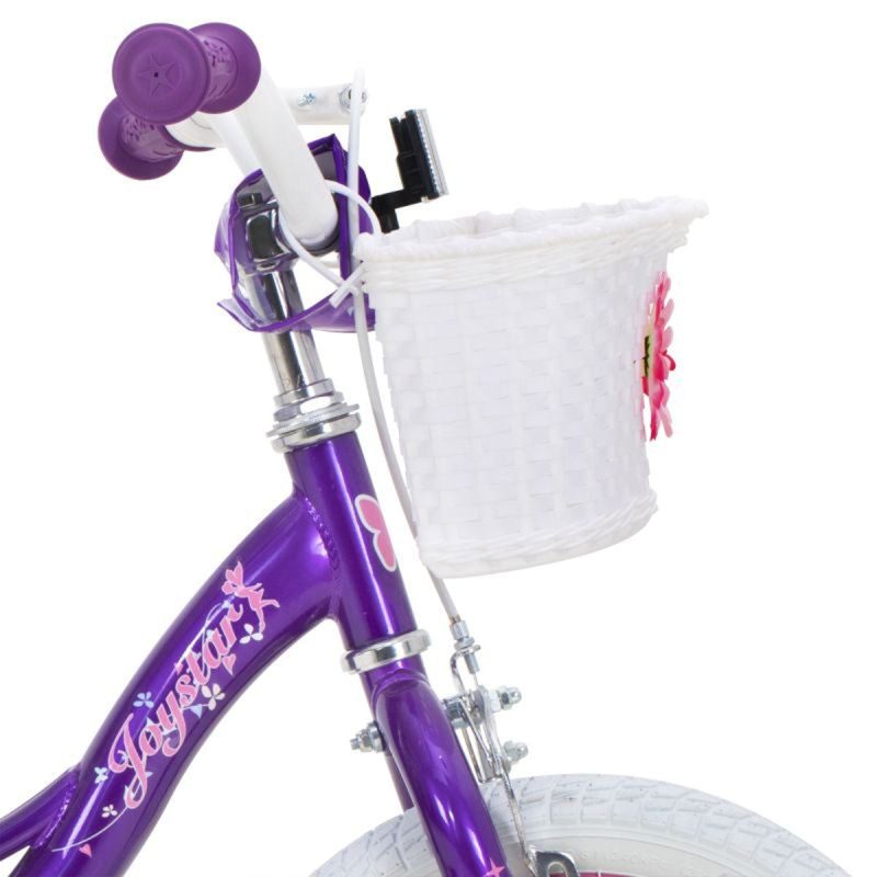 Fairy 16 Inch Kids Bike w/ Training Wheels for Ages 4 to 7, Purple (Open Box) - Image 3