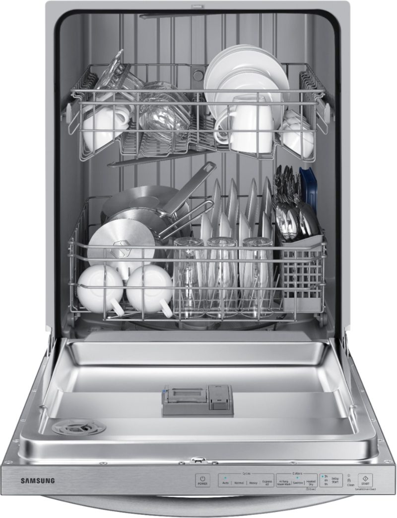 Frigidaire - 24" Front Control Tall Tub Built-In Dishwasher - Stainless steel - Image 6