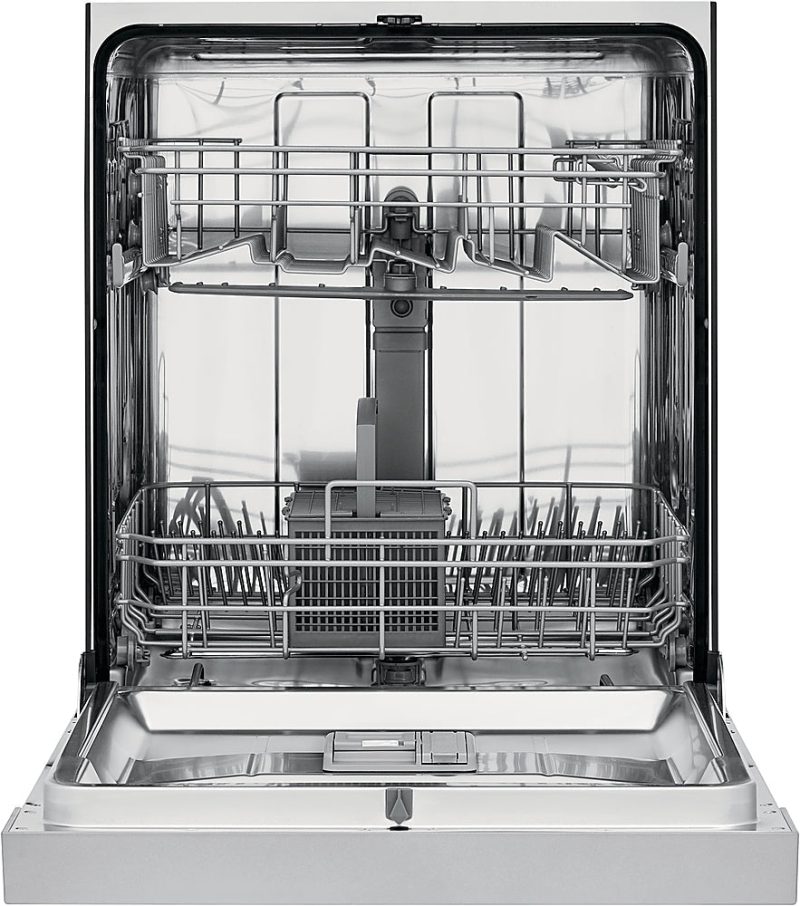 Frigidaire - 24" Compact Front Control Built-In Dishwasher with Stainless Steel Tub, 52 dBA - Stainless steel - Image 5