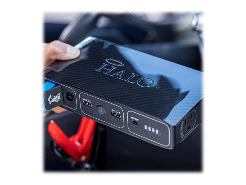 Halo Bolt 58830 Mwh Portable Phone Laptop Charger Car Jump Starter with AC Outlet - Black Graphite - Image 4