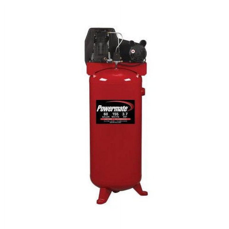 Powermate PLA3706056 3.7 HP 60 Gallon Oil-Lube Vertical Air Compressor