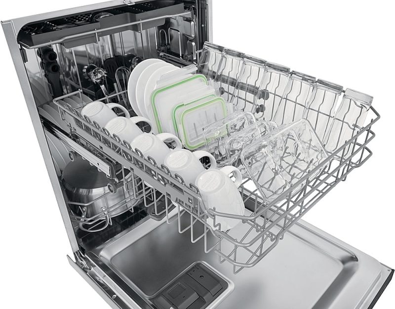 Frigidaire - 24" Top Control Built-In Dishwasher with Stainless Steel Tub, 3rd Rack, 49 dBA - Stainless steel - Image 18