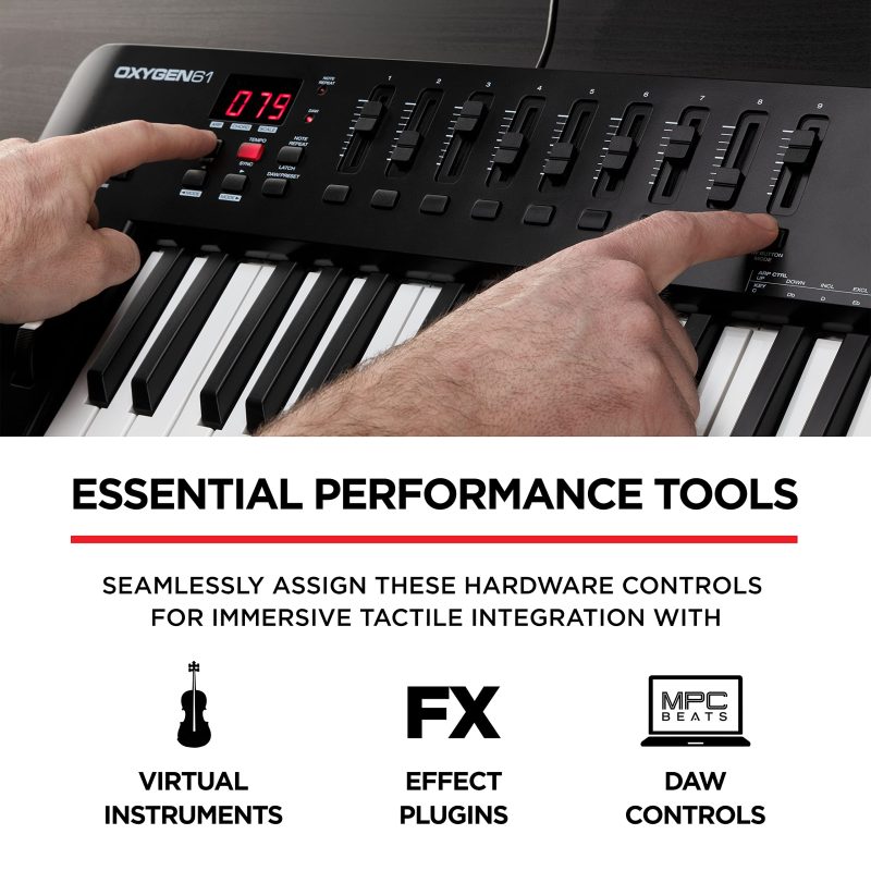 M Audio Oxygen 61 MKV Arpeggiator - Image 3