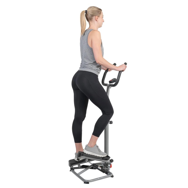 Sunny Health & Fitness Twist Stair Stepper Machine with Handlebar – SF-S020027 - Image 3