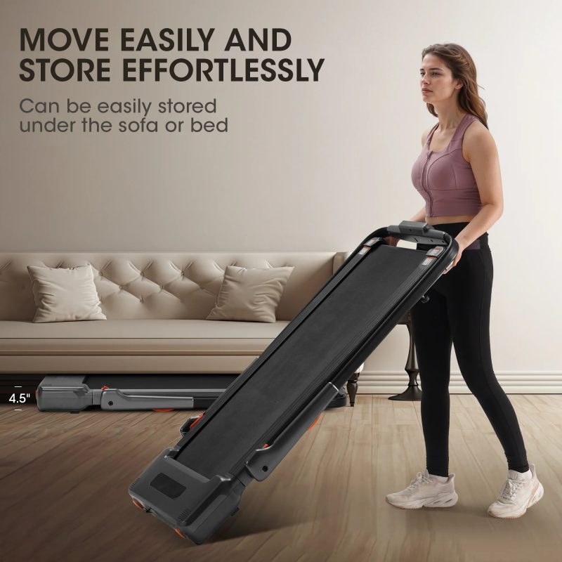 MaxKare 2 in 1 Folding Under Desk Treadmill Max 7.5MPH 2.5HP with Remote Control, Walking Pad for Home/Office Use, 265lbs Weight Capacity - Image 8