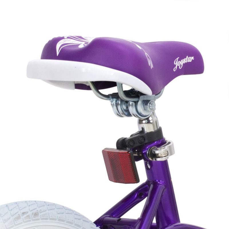 Fairy 16 Inch Kids Bike w/ Training Wheels for Ages 4 to 7, Purple (Open Box) - Image 4