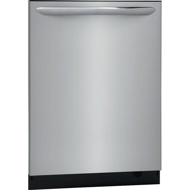 Frigidaire - Gallery 24" Compact Top Control Built-In Dishwasher with 49 dBa - Stainless steel