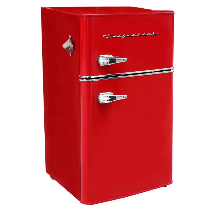 Frigidaire 3.2 Cu Ft 2 Door Retro Mini Fridge Refrigerator with Freezer (Used)💝 Last Day For Clearance - Image 2