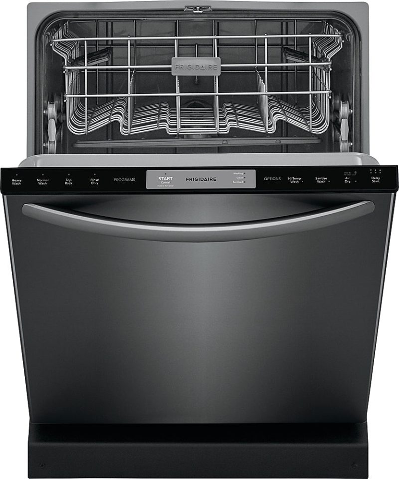 Frigidaire - 24" Built-In Dishwasher - Black stainless steel - Image 3