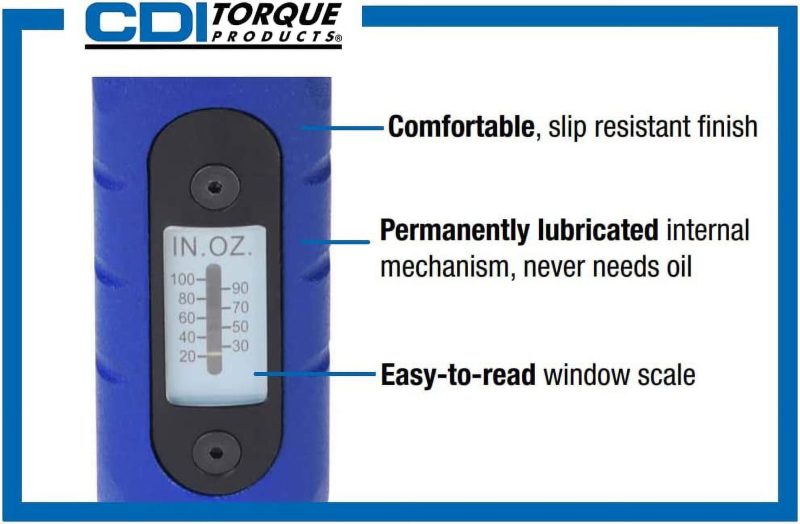 CDI Torque Products 401SM Micro Adjustable Torque Screwdriver, Torque Range 5 to 40-Inch Pounds - Image 4