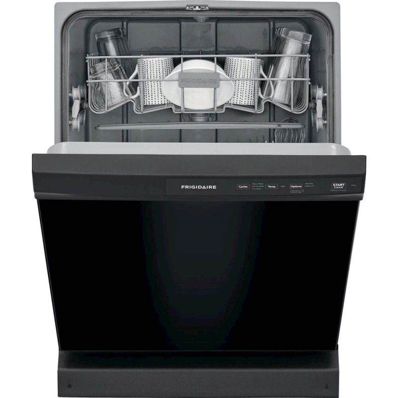 Frigidaire - 24" Front Control Tall Tub Built-In Dishwasher - Black - Image 11