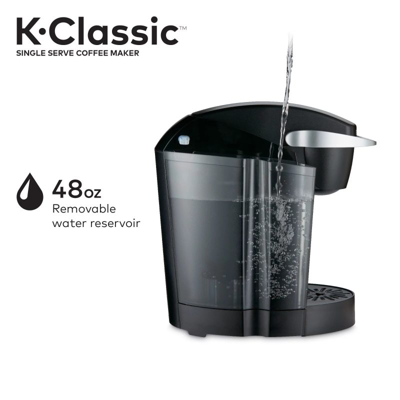 Keurig K-Classic Single Serve K-Cup Pod Coffee Maker， Black - Image 4