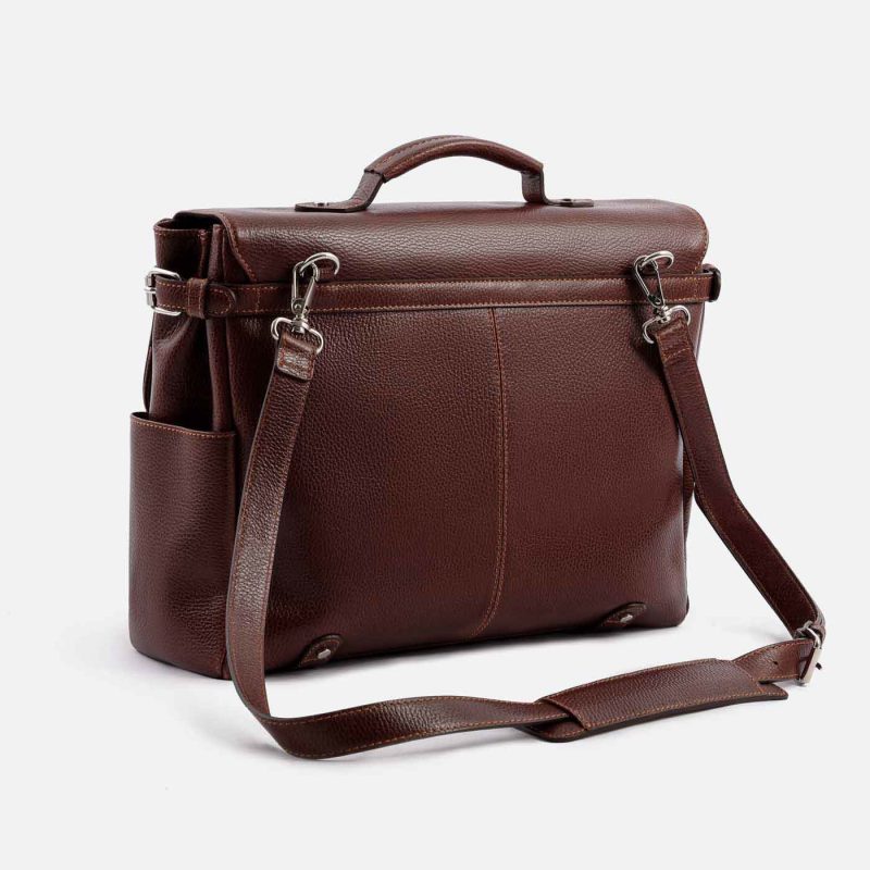 Gaston Messenger Bag - Pebbled - Men's - Image 7