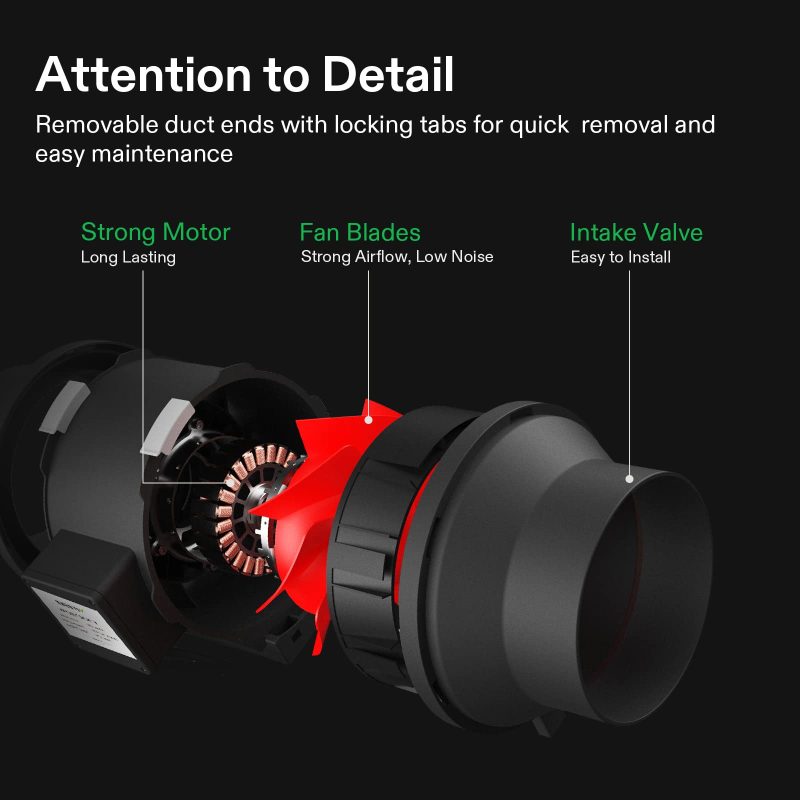 VIVOSUN Inline Controller Ducting Ventilation - Image 3