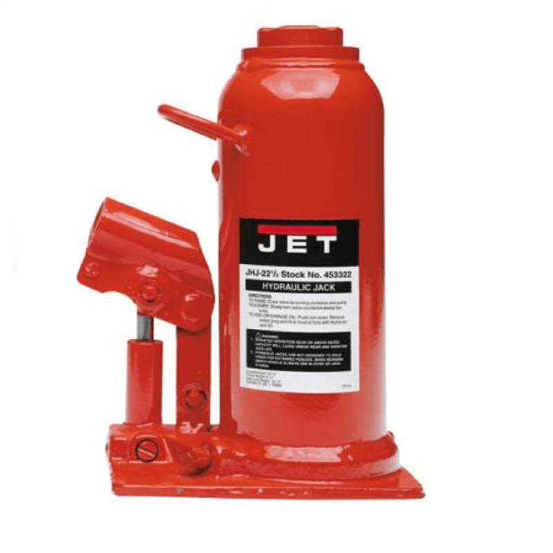 Jet JHJ-22-1/2 Durable Welded Hydraulic Auto Mechanic Bottle Jack Lift, 22.5 Ton