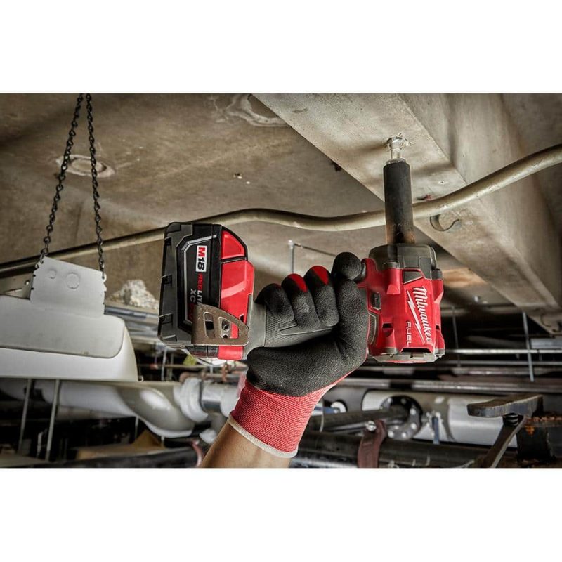 M18 FUEL GEN-3 18V Lithium-Ion Brushless Cordless 1/2 in. Compact Impact Wrench with Friction Ring (Tool-Only) 2855-20 - Image 8