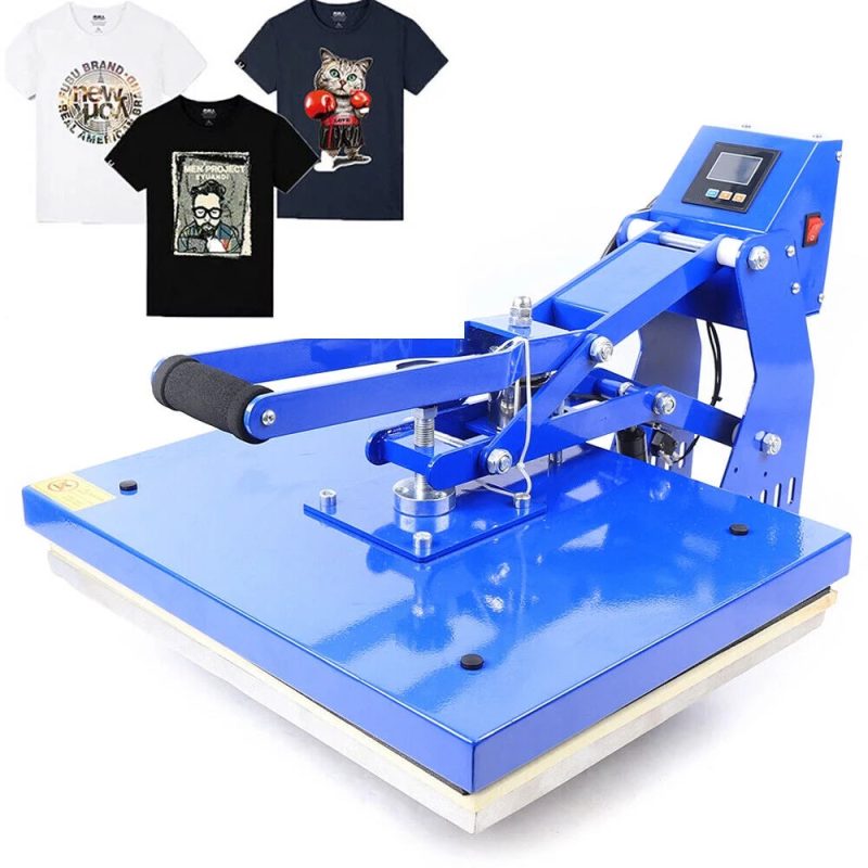 FETCOI 16x20" Auto Open CLAM T-shirt Heat Press Hot Stamping Machine Horizontal Version - Image 6